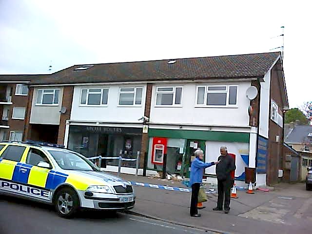 Post Office after the ram raid 2011-04-14